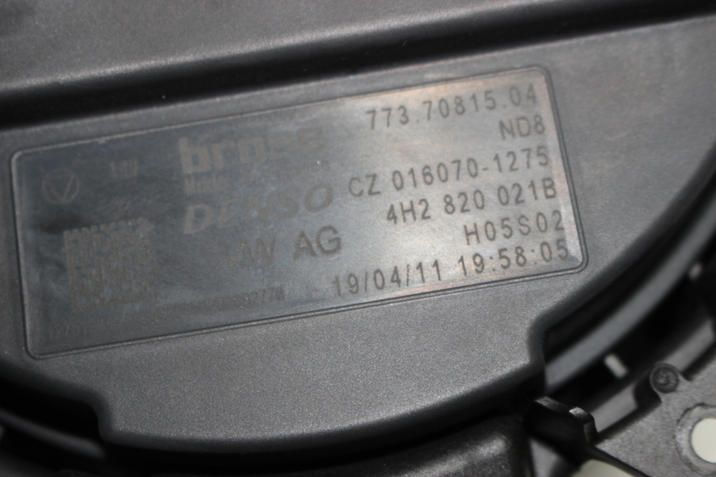 AUDI A7 C7/4G (2010-2020) Salono pečiuko varikliukas 4H2820021B 21899229