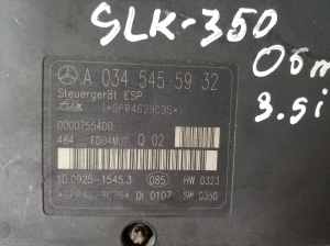 Mercedes Benz SLK-Class 171 (2004–2011) ABS unit A0345455932 - 3