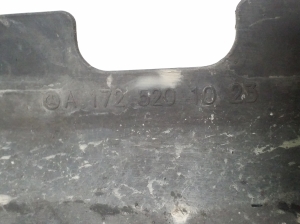 Mercedes Benz SLK-Class 172 (2011–2026) Front underbody protection A1725201023 - 2