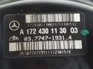 Mercedes Benz SLK-Class 172 (2011–2026) Bremskraftverstärker A1724301130 - 2