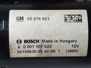 Opel Adam (2012–2026) Starter 55578921 - 2