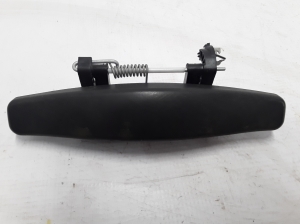 Front door external opening handle and its details