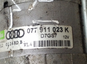 AUDI A8 D3 (2002–2010) Démarreur 077911023K - 3