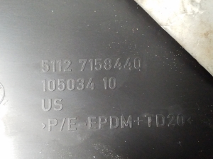 BMW X5 E70 (2006–2013) Sonstiges Teil der hinteren Stoßstange 7158440 - 3