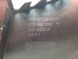 Opel Meriva (2010–2017) Rear bumper 13267966 - 2