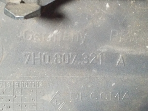 Volkswagen Transporter T5 (2003–2015) Leiste unter dem Scheinwerfer - 3