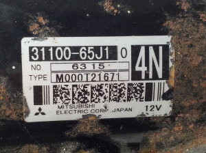 Suzuki Grand Vitara II (2005–2015) Anlasser 3110065J1 - 2
