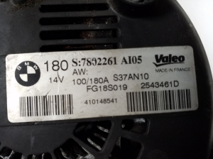 BMW 1 SERIES E87 (2003–2012) Lichtmaschine 7802261 - 2