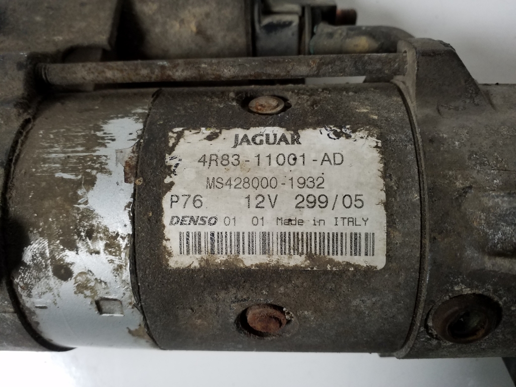 JAGUAR S-Type 1 generation (1999-2008) Starter Motor 4R8311001AD 21902249