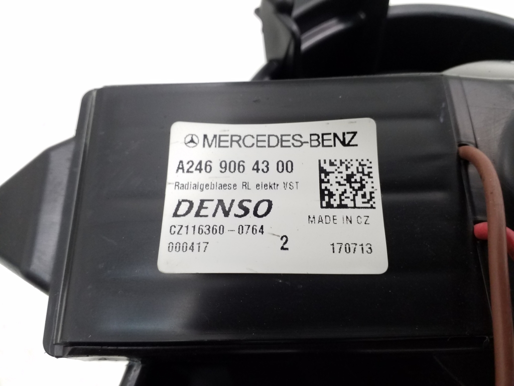 MERCEDES-BENZ CLA-Class C117 (2013-2016) Heater Blower Fan A2469064300 20386258