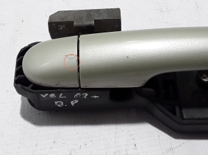RENAULT Vel Satis (2002–2009) Front door external opening handle and its details - 2