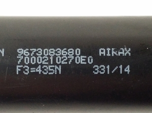 Peugeot 208 (2012–2019) Heckklappendämpfer 9673083680 - 2