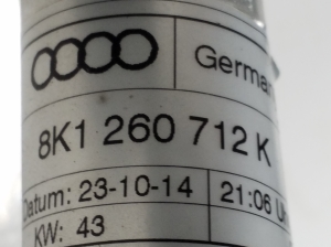 AUDI S4 (2008–2015) Kliimaseadme voolik 8K1260712K - 2