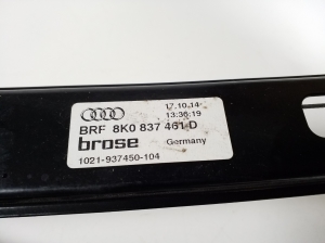 AUDI S4 (2008–2015) Esiukse aknatõstuk 8K0837461D - 2