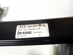 AUDI S4 (2008–2015) Aizmugurējo durvju logu pacēlājs 8K0839461A - 3