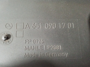 Mercedes Benz SLK-Class 172 (2011–2026) Luftfiltergehäuse A6510901701 - 2