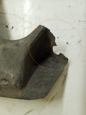 AUDI A6 C6 (2004–2011) Unterbodenschutz hinten 4F0825216E - 2