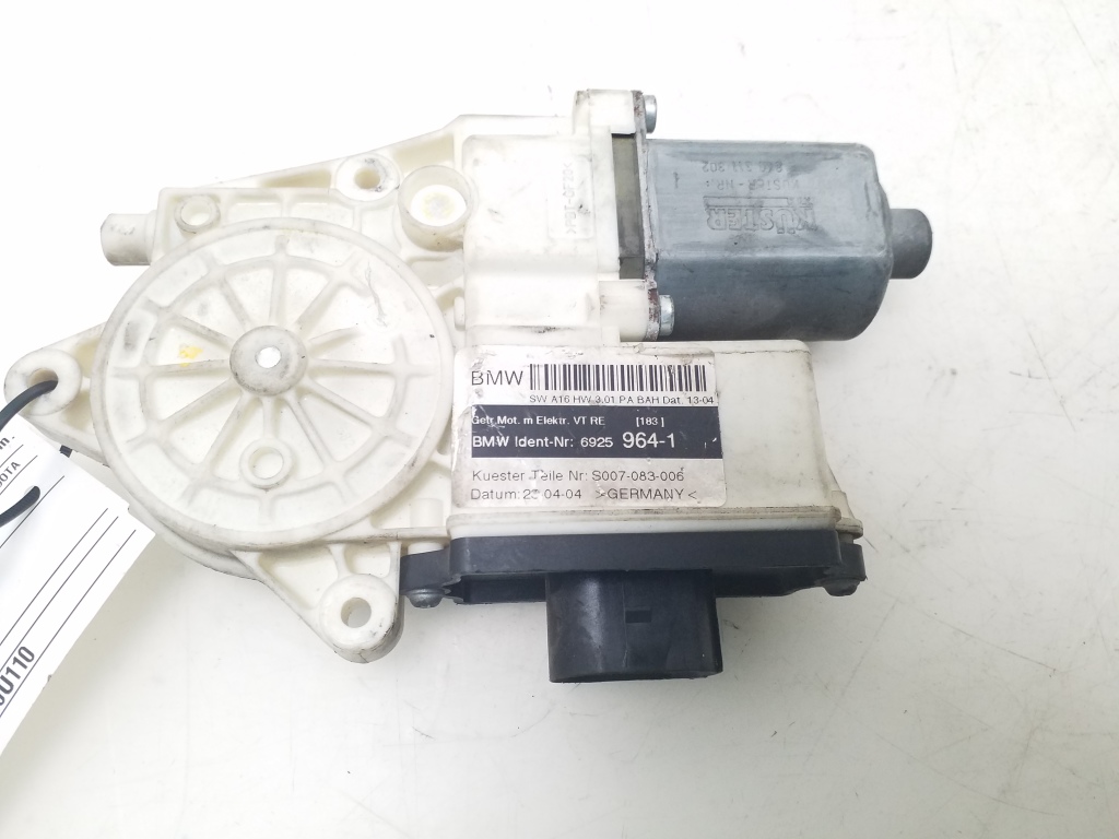 BMW X3 E83 (2003-2010) Moteur de commande de vitre de porte avant droite 6925964 25073427