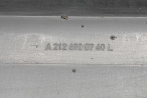 Mercedes Benz E-Class W212 (2009–2015) Exterior sill trim - 5