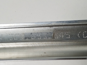 Volkswagen Passat B6 (2005–2010) Zierleiste außen Seitenscheibe hinten 3C9853345 - 3