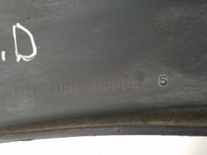 Land Rover Discovery III (2004–2009) Aizmugurējā spārna līste DFK00004 - 3