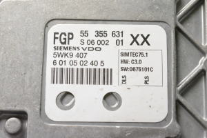 Opel Vectra C (2002–2008) Motorsteuergerät 55355631 - 3