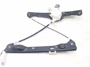 Front door window regulator and its parts