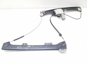 Front door window regulator and its parts