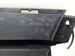 BMW 3 SERIES E90 (2004–2013) Front bumper lower grille 7154552 - 2