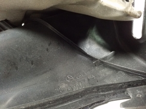 Mercedes Benz E-Class W207 (2009–2017) Tagumise toe sisekujundus A2076903025 - 2