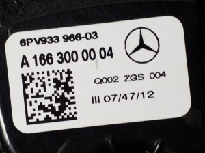 Mercedes Benz GL-Class 166 (2012–2015) Gaspedal A1663000004 - 2
