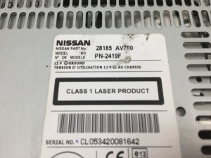 NISSAN Primera P12 (2001–2008) Autoraadio 28185AV700 - 3