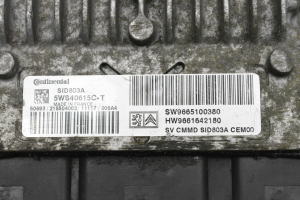 Citroen C4 Picasso (2007–2013) Motorsteuergerät 9665100380 - 3