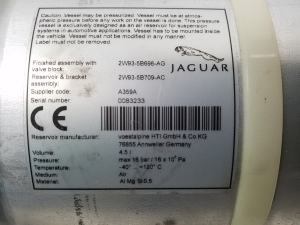 Jaguar XJ (2003–2009) Amortisaatori paisupaak 2W93-5B696-AG - 2