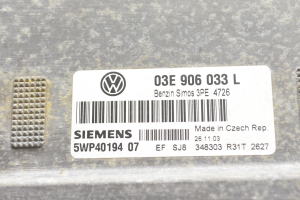 Volkswagen Polo IV (2001–2009) Motorsteuergerät 03E906033L - 4