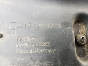 Mercedes Benz CLS-Class 218 (2011–2018) Luftfiltergehäuse A6510901701 - 3