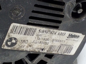 BMW 3 SERIES E90 (2004–2013) Generaator 8507624 - 4