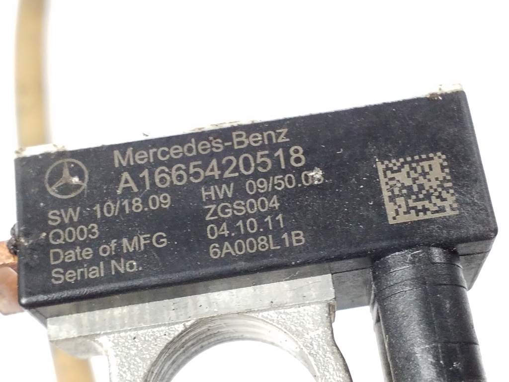 MERCEDES-BENZ M-Class W166 (2011-2015) Câble de batterie négatif A1665420518 21910413