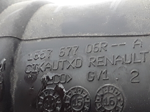 RENAULT Scenic (2016–2026) Õhu sisselaske voolik 165767706R - 2