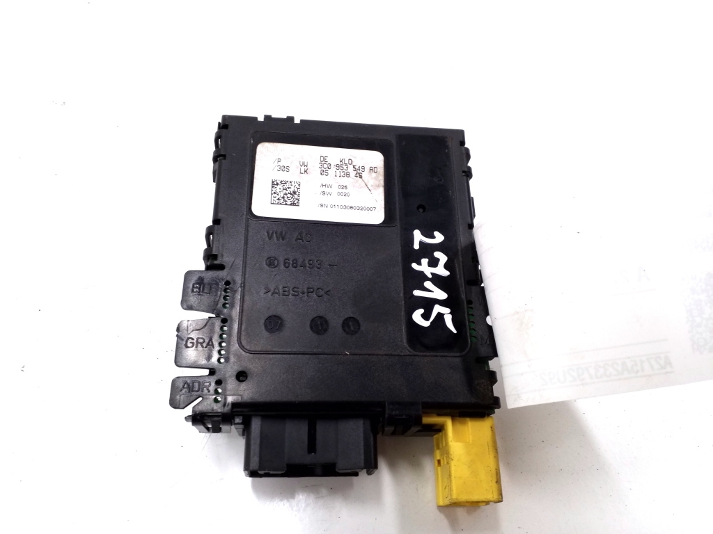 Used Volkswagen Passat Steering column control module 3C0953549AD