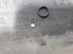 Dacia Sandero (2008–2012) Rear side door molding 828778633R - 2