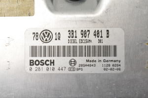 Volkswagen Passat B5 (1997–2005) Motorsteuergerät 3B1907401B - 4