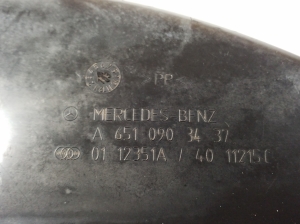 Mercedes Benz E-Class W207 (2009–2017) Õhu sisselaske voolik A6510903437 - 2