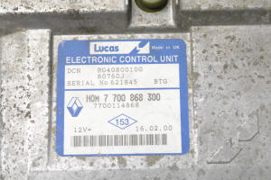 RENAULT Kangoo (1997–2009) Engine control unit 7700868300 - 3
