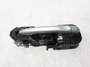 Rear side door exterior handle and its parts