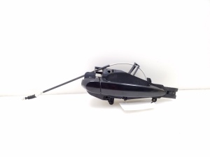 Rear side door exterior handle and its parts