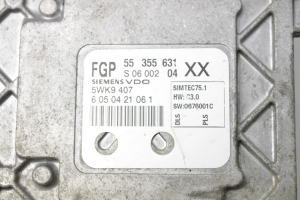 Opel Vectra C (2002–2008) Motorsteuergerät 55355631 - 2