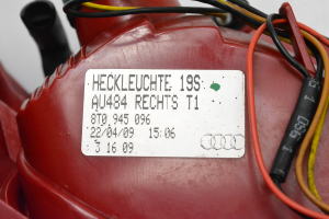 AUDI A5 (2007–2016) Eckleuchte hinten 8T0945096 - 5