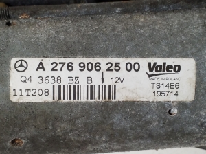 Mercedes Benz R-Class 251 (2006–2017) Starter A2769062500 - 4