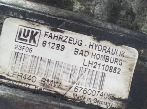 BMW 7 SERIJA E66 (2001–2008) Servopumpe und ihre Komponenten - 2